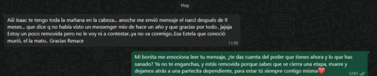 Testimonio sobre romper un patrón relacional y decidir no responder a un contacto del pasado