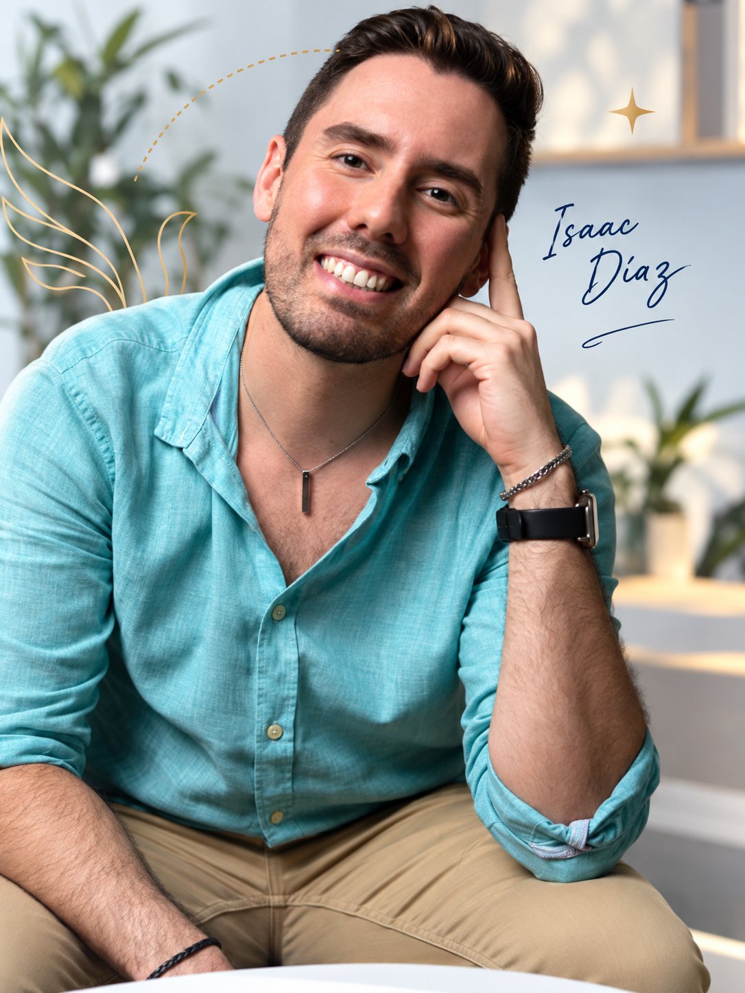 Retrato profesional de Isaac Díaz