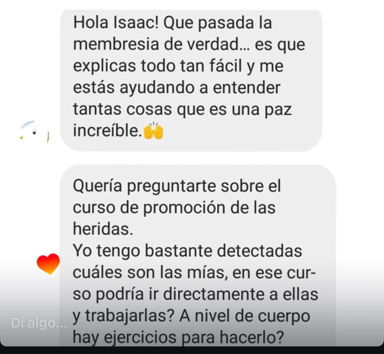 Captura de feedback positivo sobre recursos y materiales de la suscripción